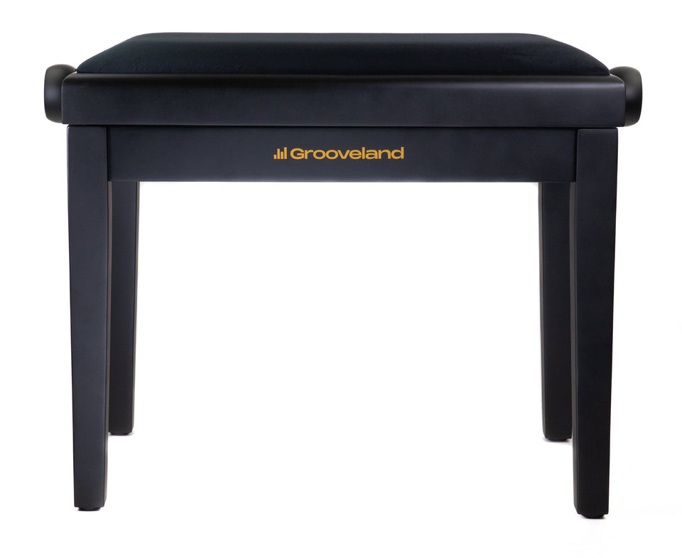 Grooveland KB200 Piano Bench (Matte Black)-1