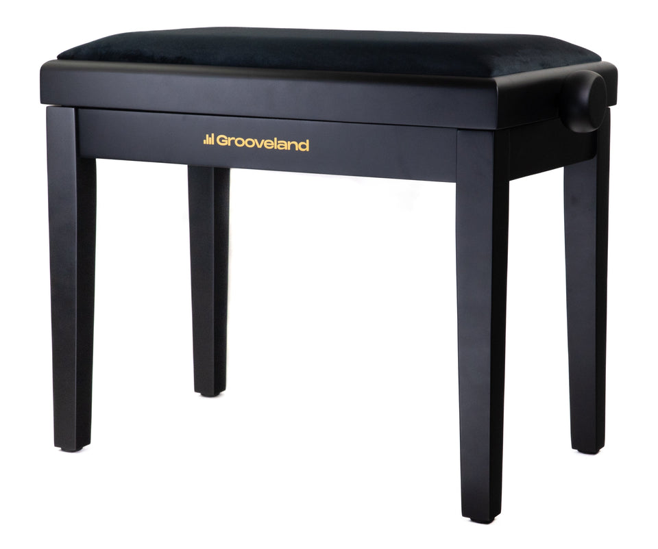 Grooveland KB200 Piano Bench (Matte Black)-0