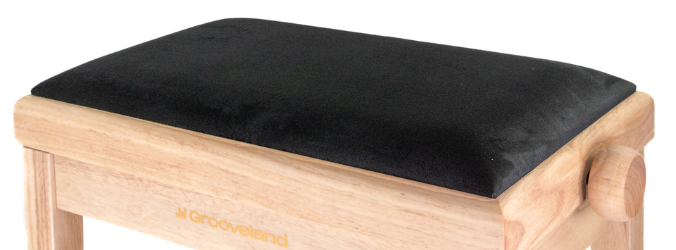 Grooveland KB250 Piano Bench (Wood/Black)-3