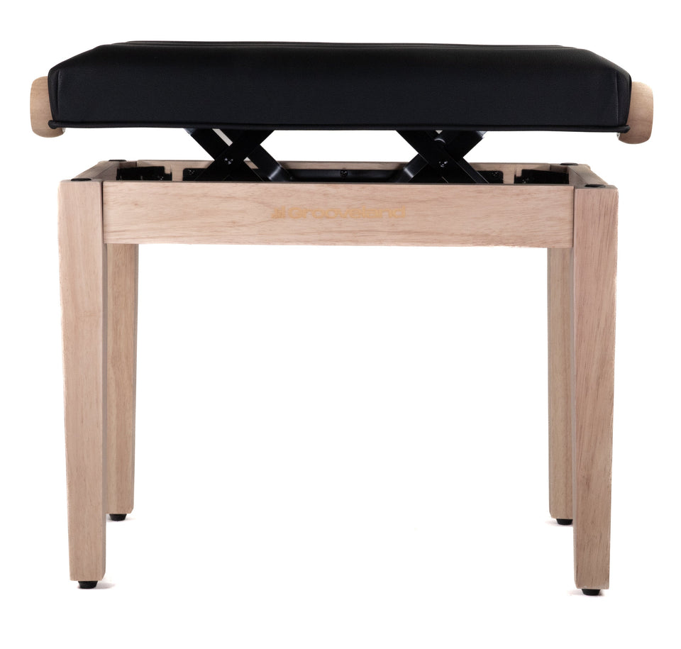 Grooveland KB300 Piano Bench (Natural/Black)-2