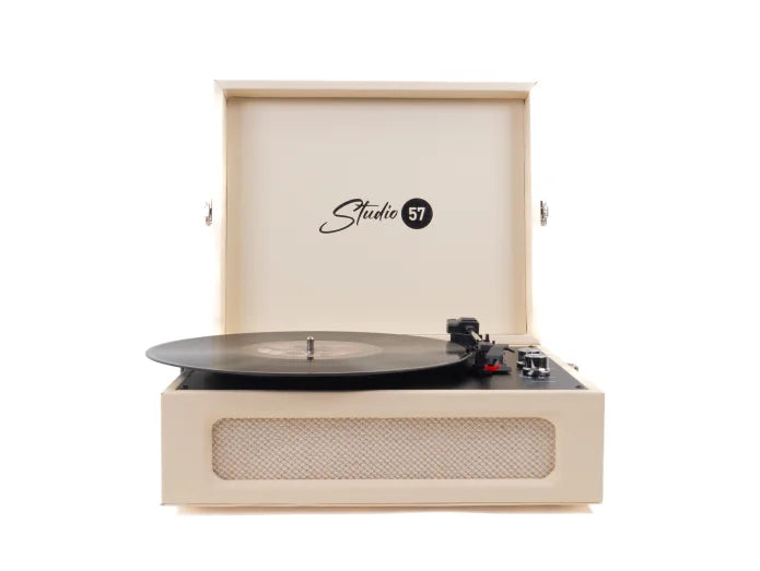 Studio 57 Groovy Turntable (White)-0