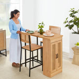 3 részes magasított étkezőgarnitúra tárolóval-1