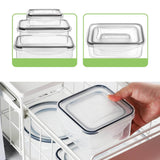 24 részes, műanyag frissentartó doboz készlet-3