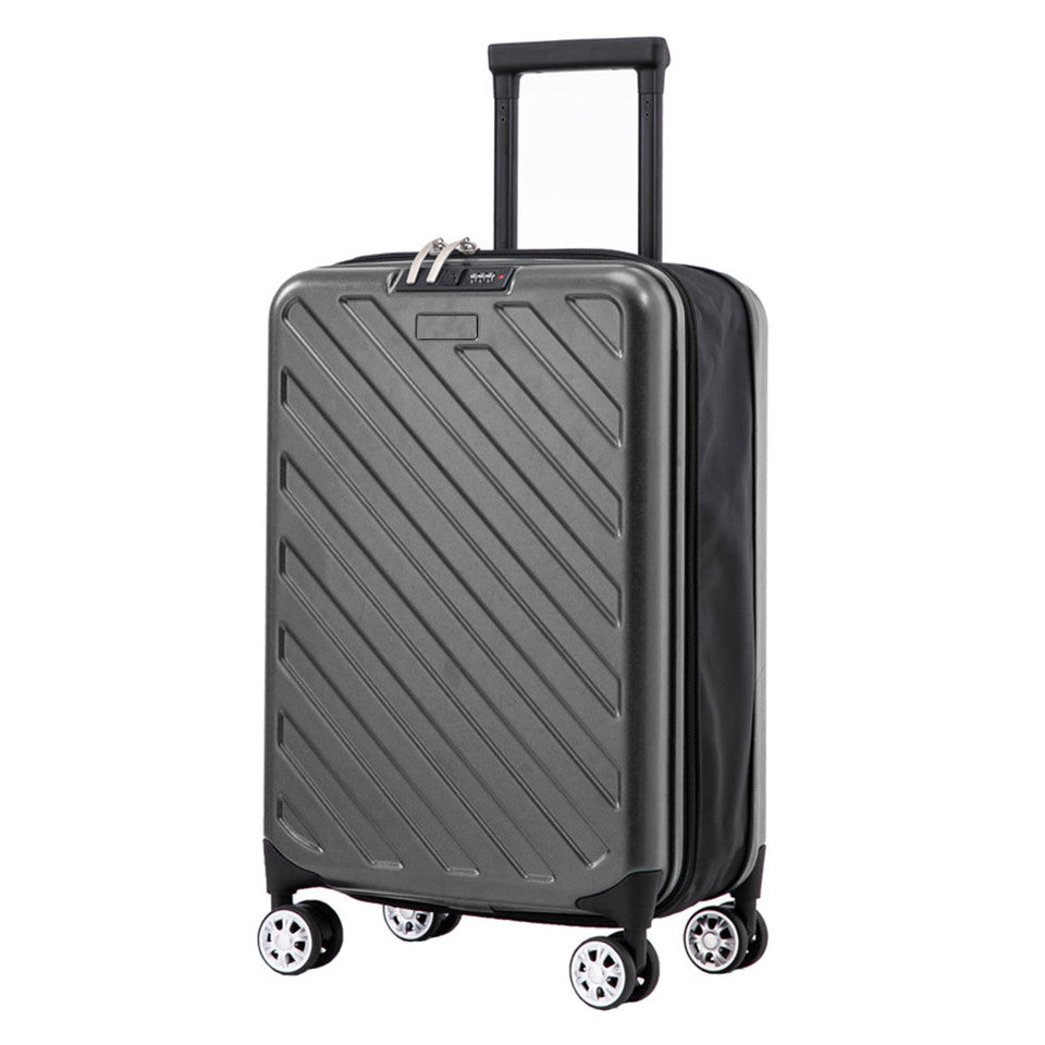 Skládací kufr, tmavě šedý