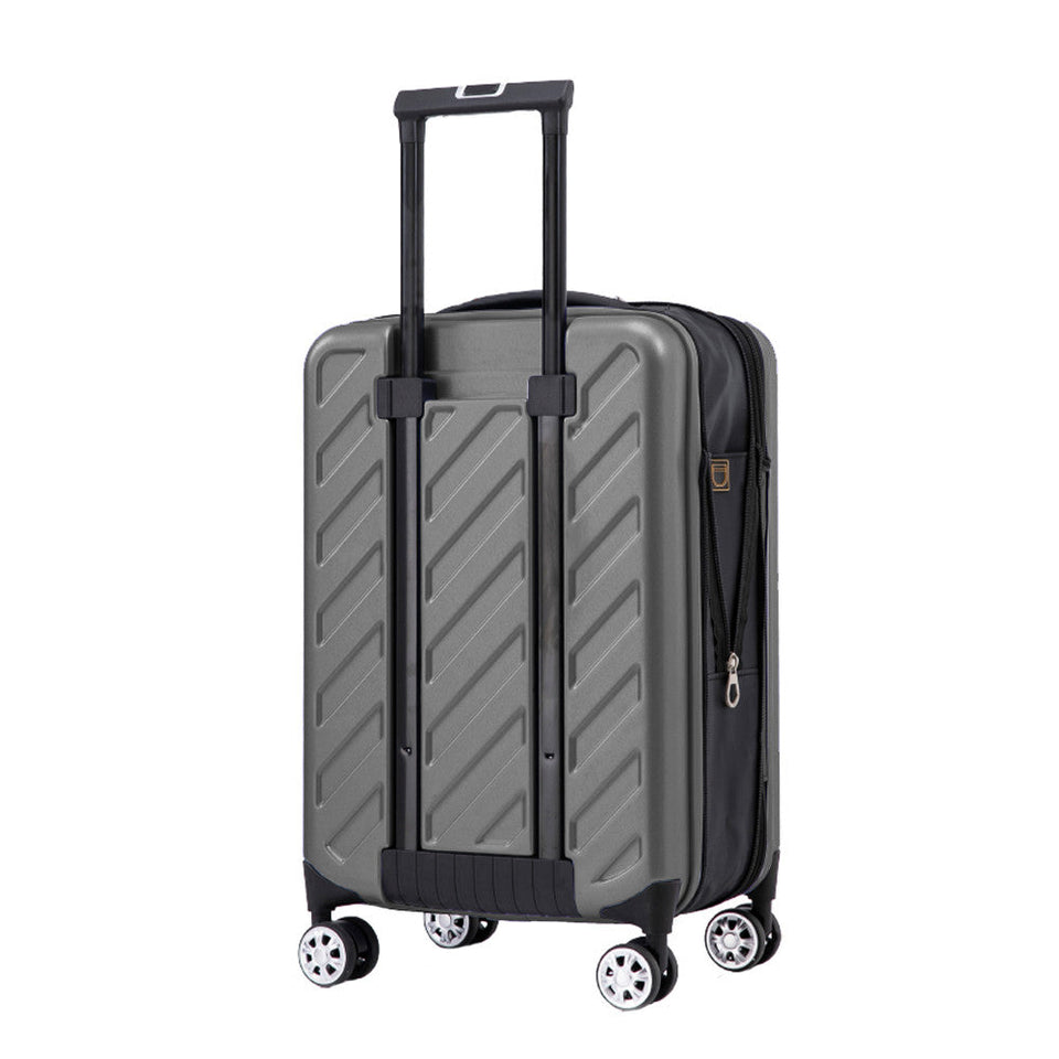 Skládací kufr, tmavě šedý