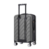 Skládací kufr, tmavě šedý