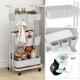 3 szintes összecsukható tálalókocsi-4