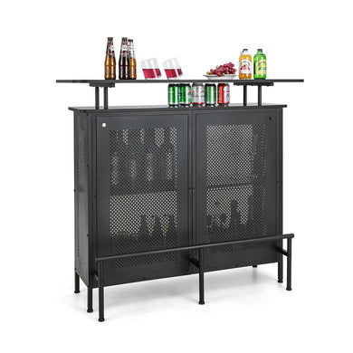 4 szintes bárpult lábtartóval-0