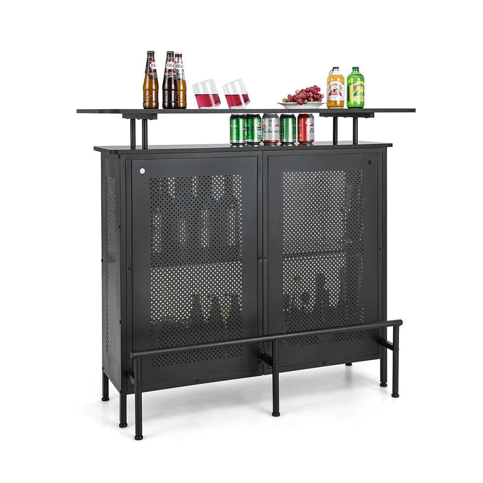 4 szintes bárpult lábtartóval-0