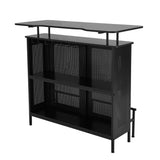 4 szintes bárpult lábtartóval-2