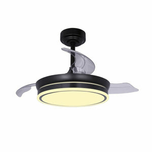 Ceiling Fan CristalRecord 85-065-46-180 Black 45 W Ø 92 cm-0