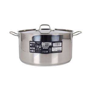 Casserole with lid Quttin ø 34 x 18 cm (2 Units)-2
