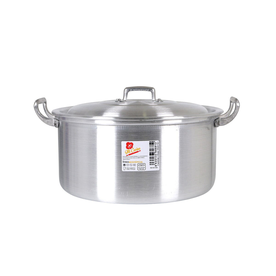 Casserole with lid Aluminium 31,3 x 26,5 x 13,5 cm (8 Units)-1