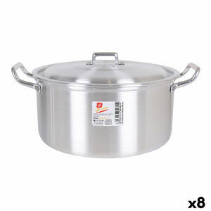Casserole with lid Aluminium 33,5 x 28 x 15 cm (8 Units)-0