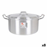 Casserole with lid Aluminium 33,5 x 28 x 15 cm (8 Units)-0