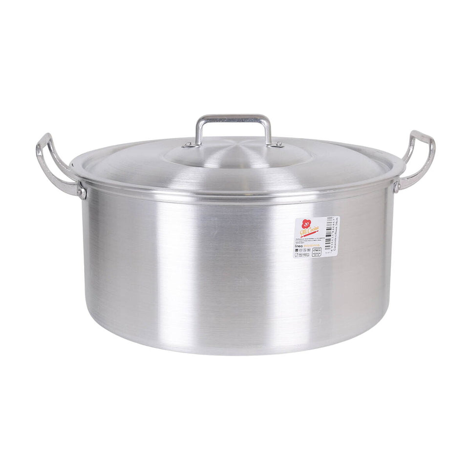 Casserole with lid Aluminium 43 x 36 x 16 cm (3 Units)-1