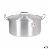 Casserole with lid Aluminium 43 x 36 x 16 cm (3 Units)-0