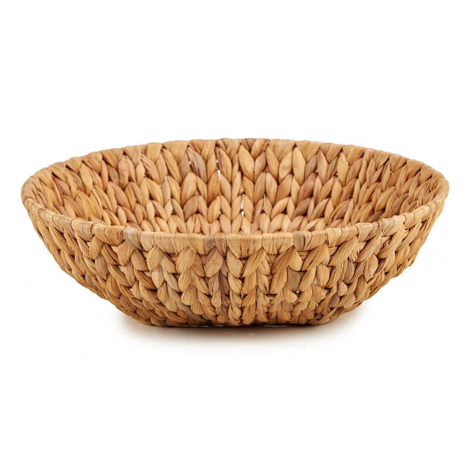 Centerpiece Gift Decor Brown Metal Water hyacinth 34 x 9 x 34 cm (12 Units)-3