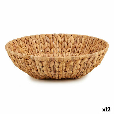 Centerpiece Gift Decor Brown Metal Water hyacinth 34 x 9 x 34 cm (12 Units)-0