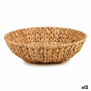 Centerpiece Gift Decor Brown Metal Water hyacinth 34 x 9 x 34 cm (12 Units)-0
