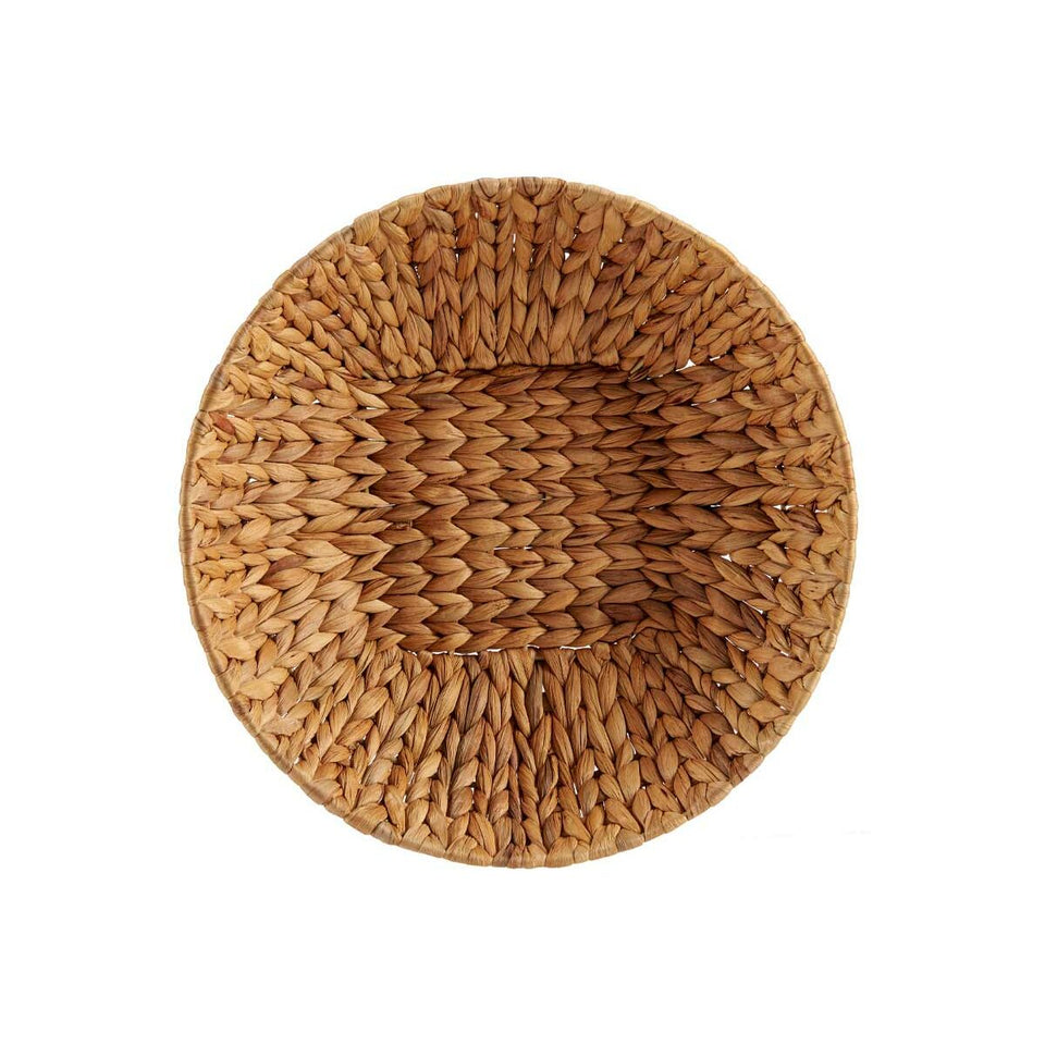Centerpiece Gift Decor Brown Metal Water hyacinth 34 x 9 x 34 cm (12 Units)-2