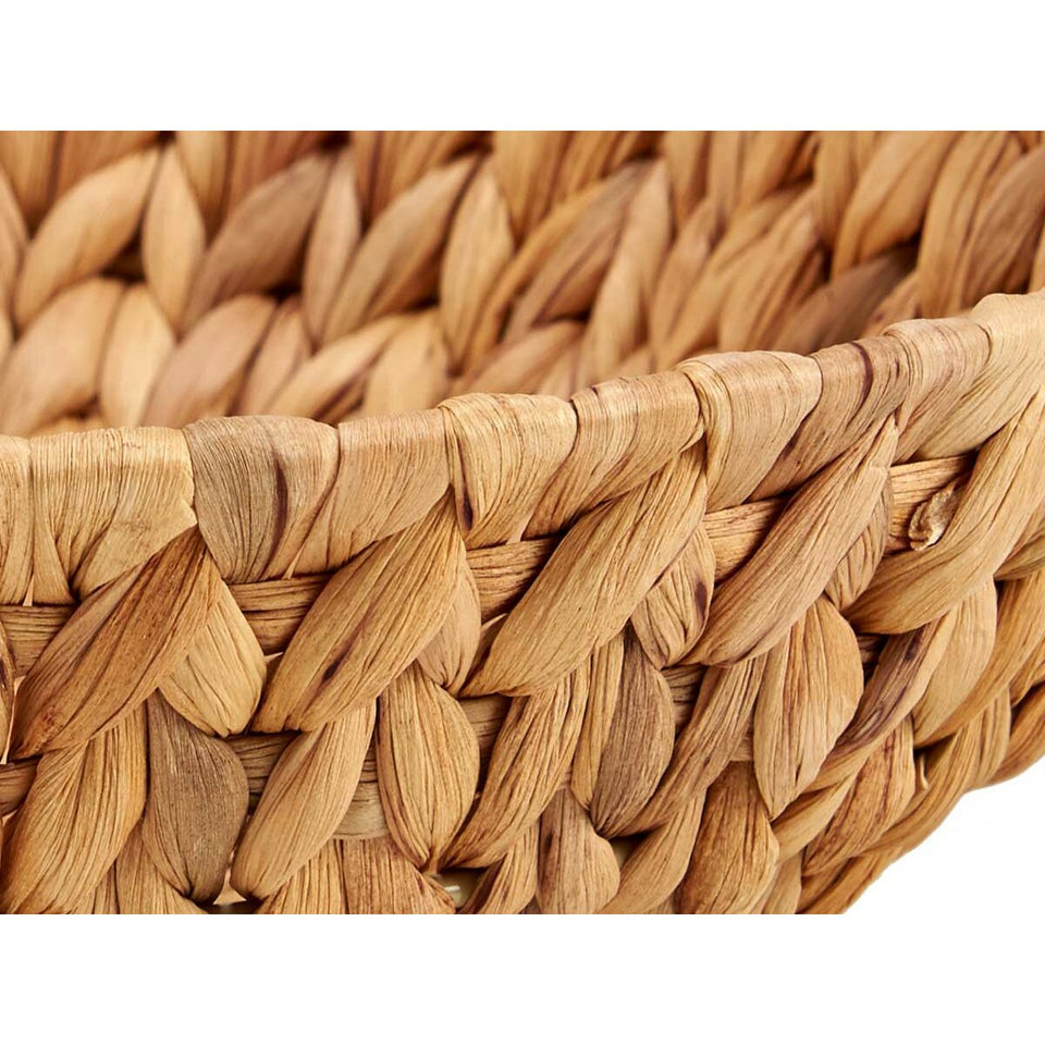 Centerpiece Gift Decor Brown Metal Water hyacinth 34 x 9 x 34 cm (12 Units)-1