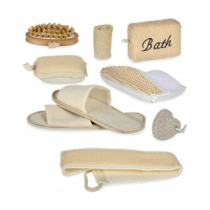 Bath Set Berilo Brown 30 x 6,5 x 30 cm Basket (6 Units)-1