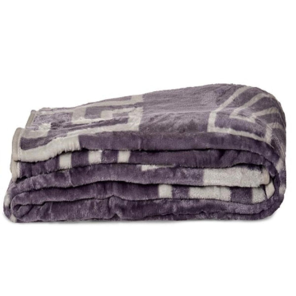 Blanket Gift Decor Grey 220 x 240 x 0,5 cm (4 Units)-2