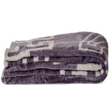 Blanket Gift Decor Grey 220 x 240 x 0,5 cm (4 Units)-2