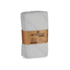 Bedspread (quilt) Gift Decor Grey 240 x 260 cm (4 Units)-2