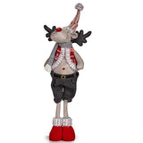 Christmas Reindeer Krist+ FG09-PX21383A Red Grey Christmas Reindeer 13 x 65 x 18 cm (4 Units)-1