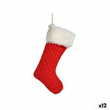 Christmas bauble Christmas Stocking Red Cloth 28 x 4 x 46 cm (12 Units)-0