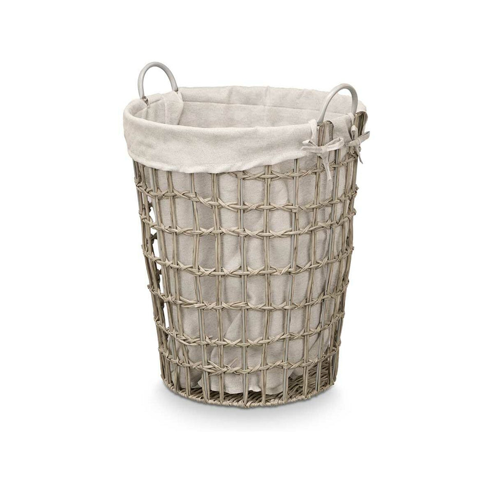 Basket Kipit Grey Polyester Cloth polypropylene Iron Plastic 50 % cotton (6 Units)-4