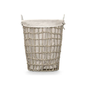 Basket Kipit Grey Polyester Cloth polypropylene Iron Plastic 50 % cotton (6 Units)-2