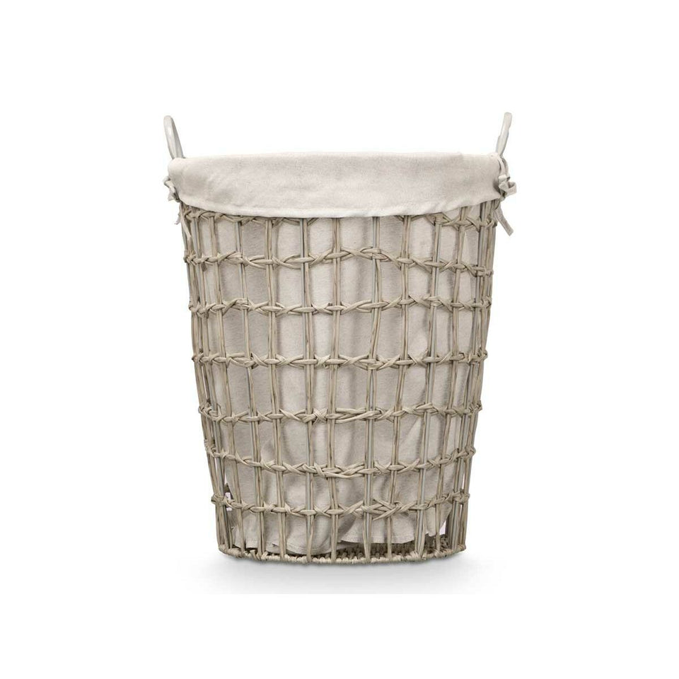 Basket Kipit Grey Polyester Cloth polypropylene Iron Plastic 50 % cotton (6 Units)-2