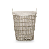 Basket Kipit Grey Polyester Cloth polypropylene Iron Plastic 50 % cotton (6 Units)-2