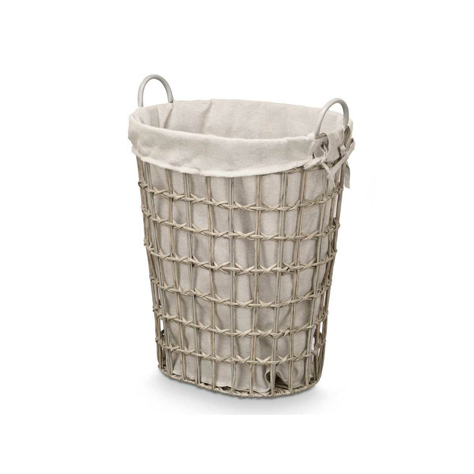 Basket Kipit Grey Polyester Cloth polypropylene Iron Plastic 50 % cotton (6 Units)-4