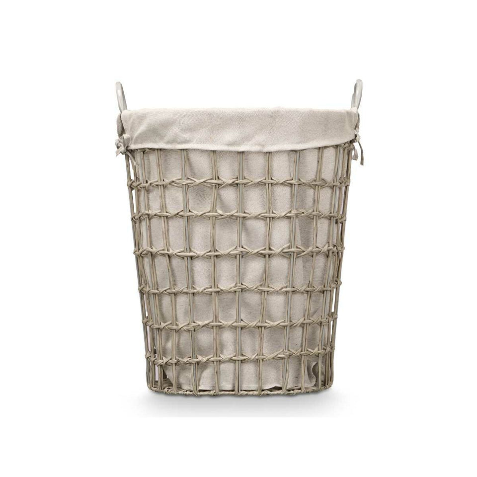 Basket Kipit Grey Polyester Cloth polypropylene Iron Plastic 50 % cotton (6 Units)-2