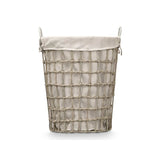 Basket Kipit Grey Polyester Cloth polypropylene Iron Plastic 50 % cotton (6 Units)-2