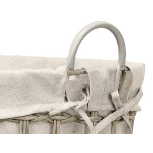 Basket Kipit Grey Polyester Cloth polypropylene Iron Plastic 50 % cotton (6 Units)-1