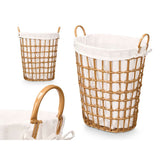Basket Kipit Natural Polyester Cloth polypropylene Iron Plastic 50 % cotton (6 Units)-3