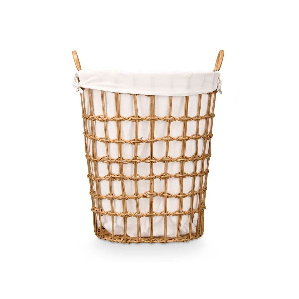 Basket Kipit Natural Polyester Cloth polypropylene Iron Plastic 50 % cotton (6 Units)-2