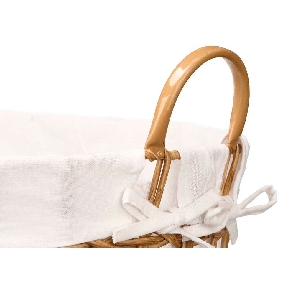 Basket Kipit Natural Polyester Cloth polypropylene Iron Plastic 50 % cotton (6 Units)-1