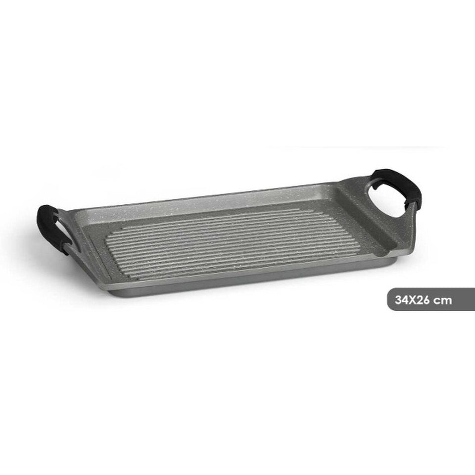 Barbecue Kinvara White Red Grey Silicone Aluminium 34 x 26 cm-3
