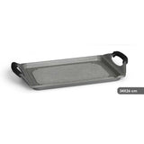 Barbecue Kinvara White Red Grey Silicone Aluminium 34 x 26 cm-3