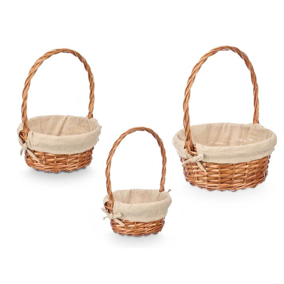 Basket set Kipit Natural Polyester Cotton wicker 3 Pieces (8 Units)-4