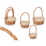 Basket set Kipit Natural Polyester Cotton wicker 3 Pieces (8 Units)-3