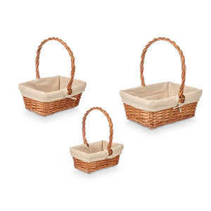 Basket set Kipit Natural Polyester Cotton wicker 3 Pieces (8 Units)-4