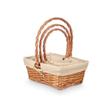 Basket set Kipit Natural Polyester Cotton wicker 3 Pieces (8 Units)-2