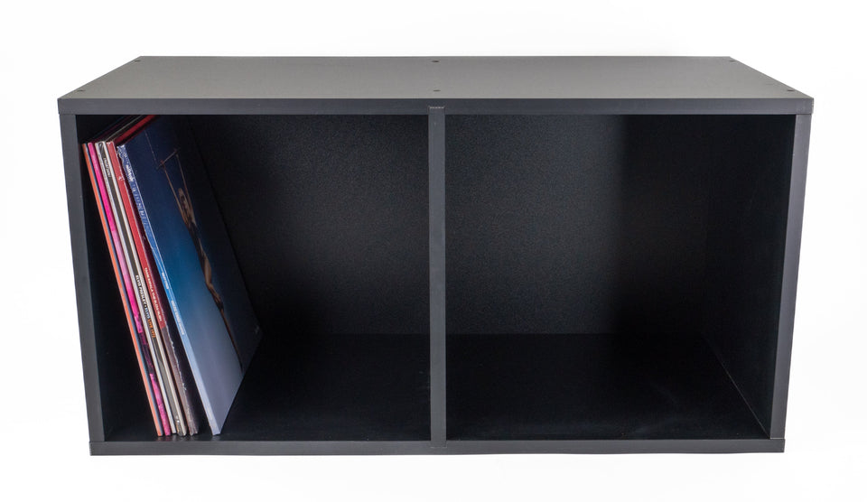 Studio 57 Storage Shelf for Vinyl Records (71.5 x 36.5 cm, Black)-0